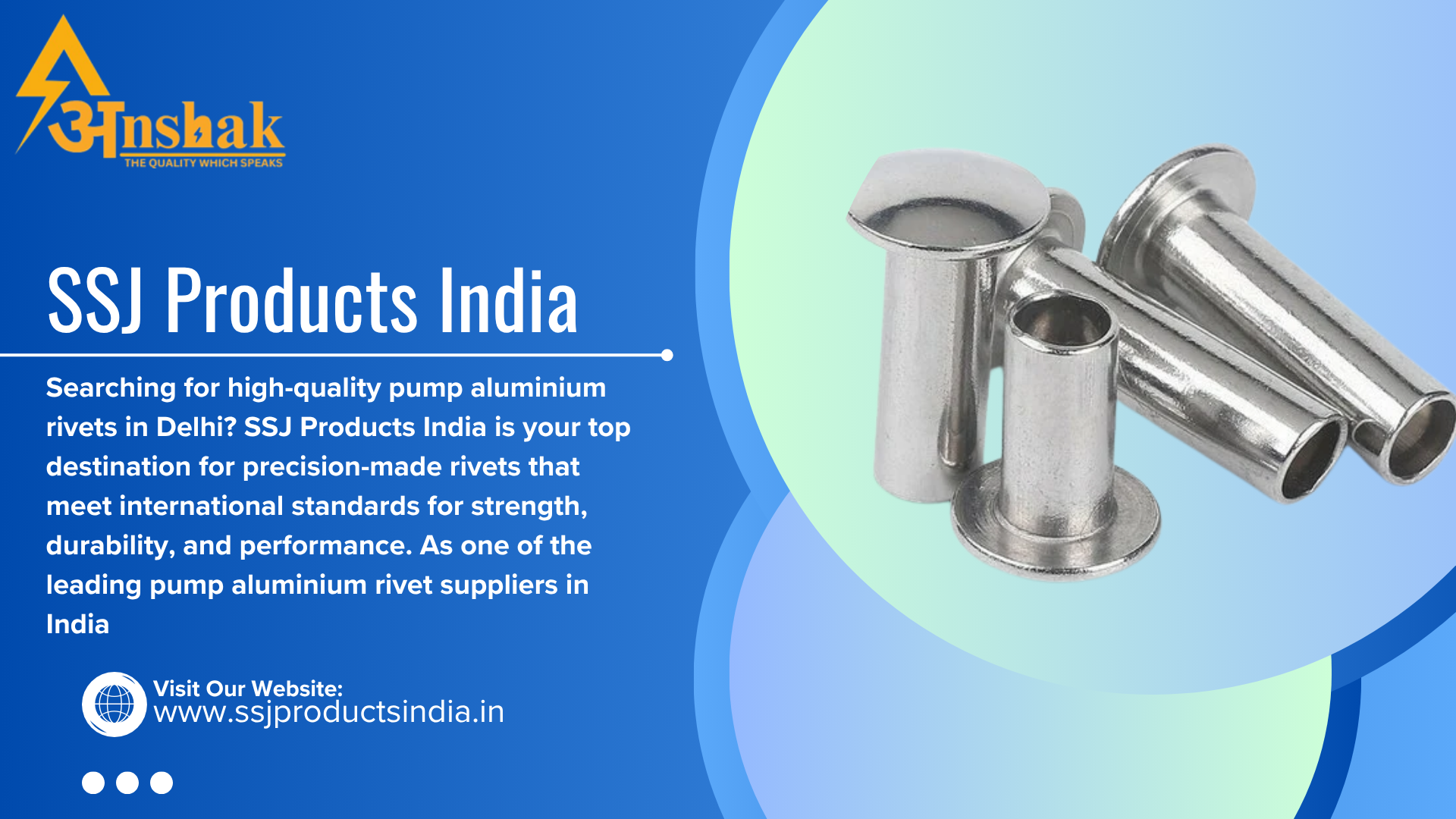 Pump Aluminium Rivet Suppliers in Delhi