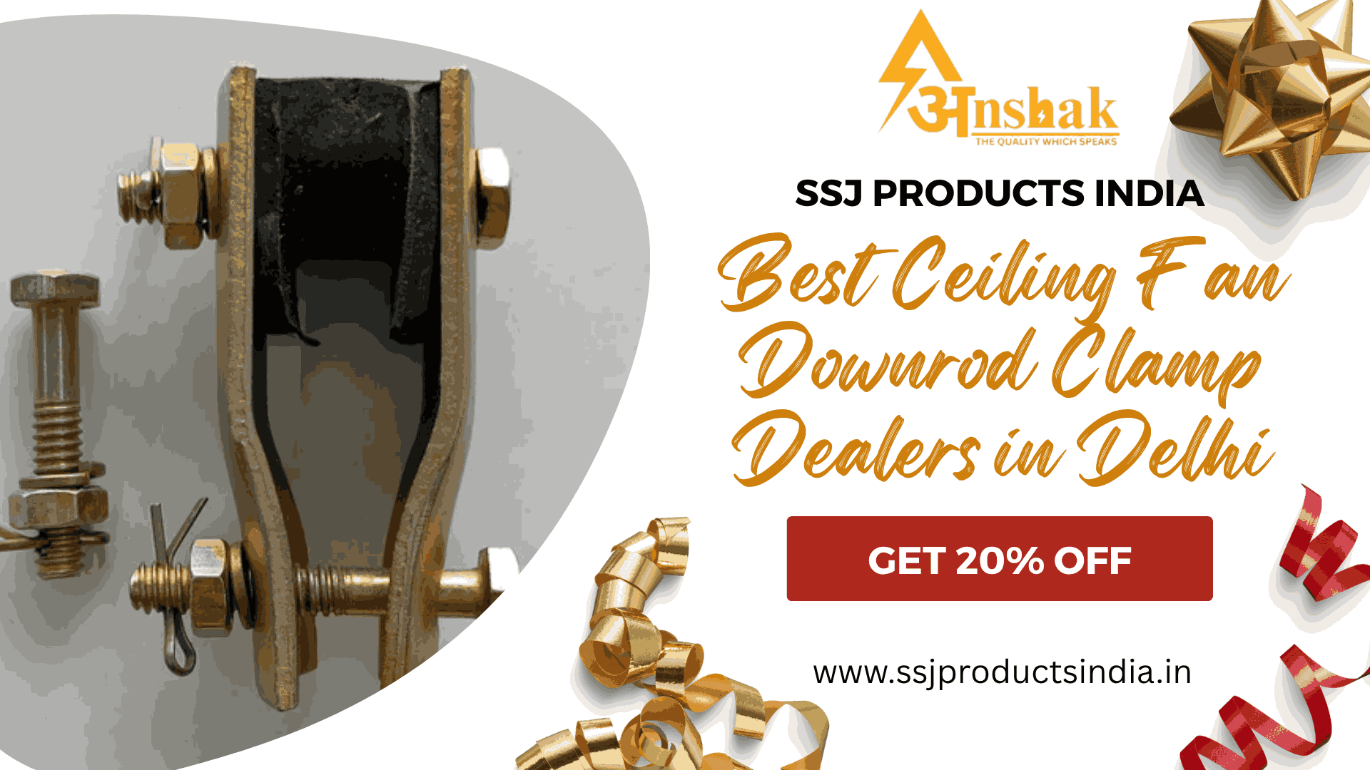 Ceiling Fan Downrod Clamps