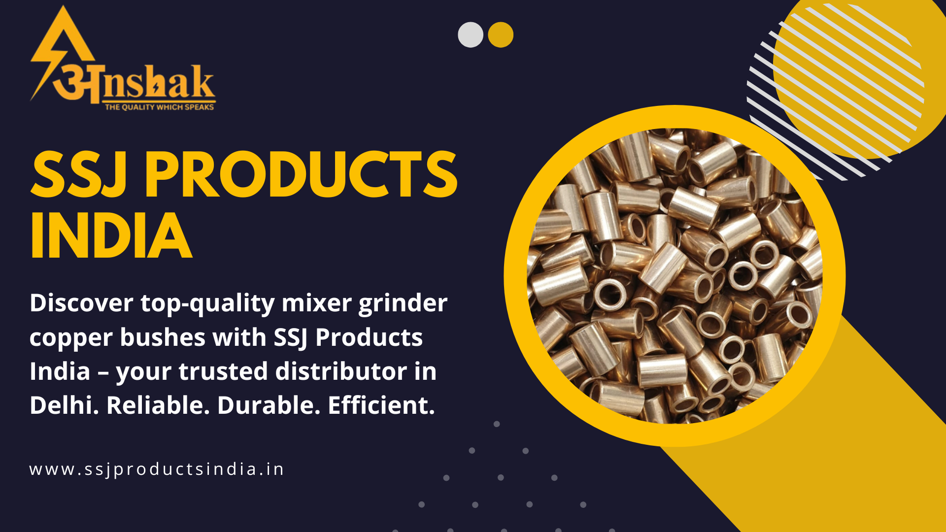 Mixer Grinder Copper Bush Distributors in Delhi