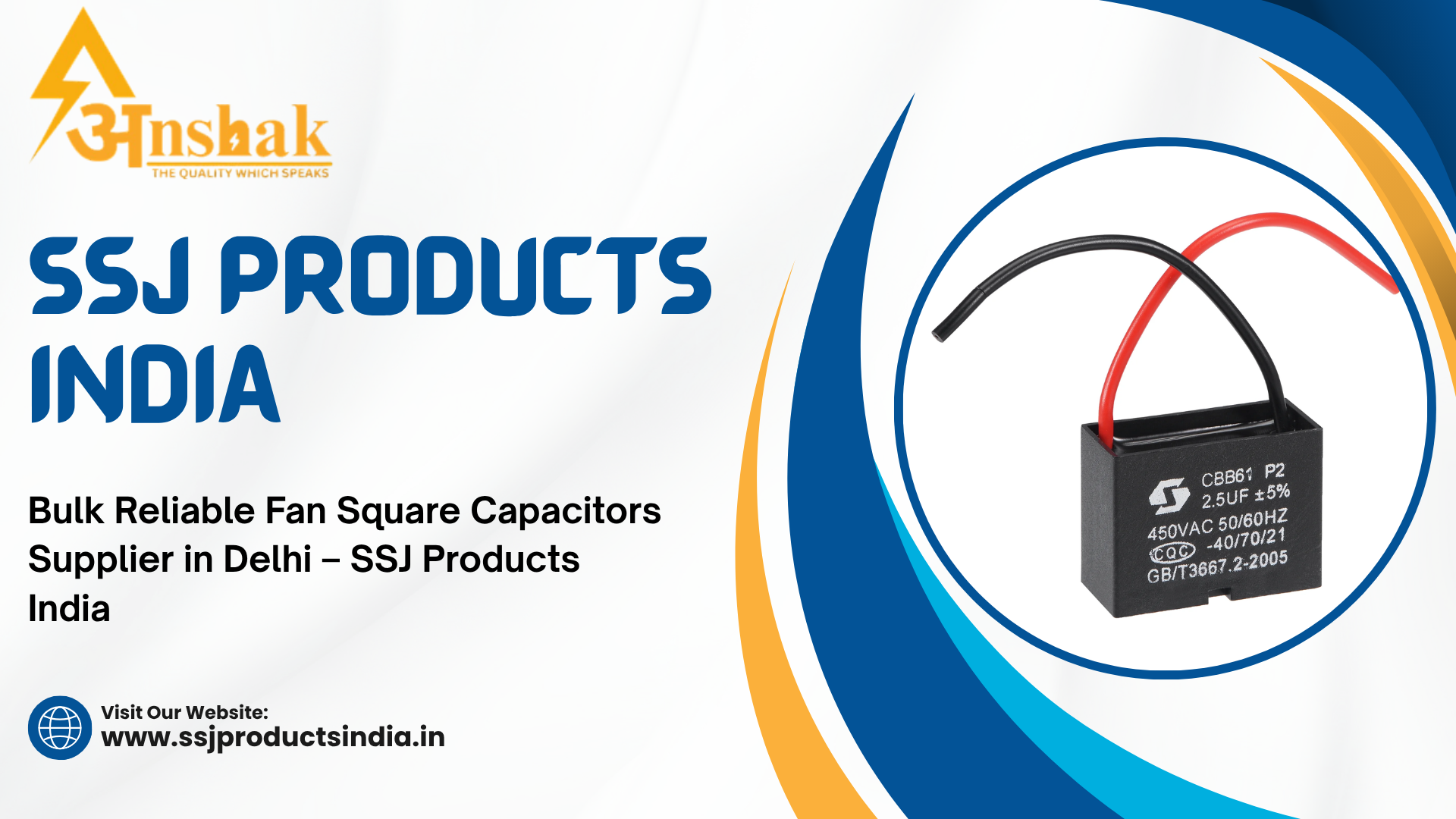 Reliable Fan Square Capacitors Bulk Suppliers in Delhi