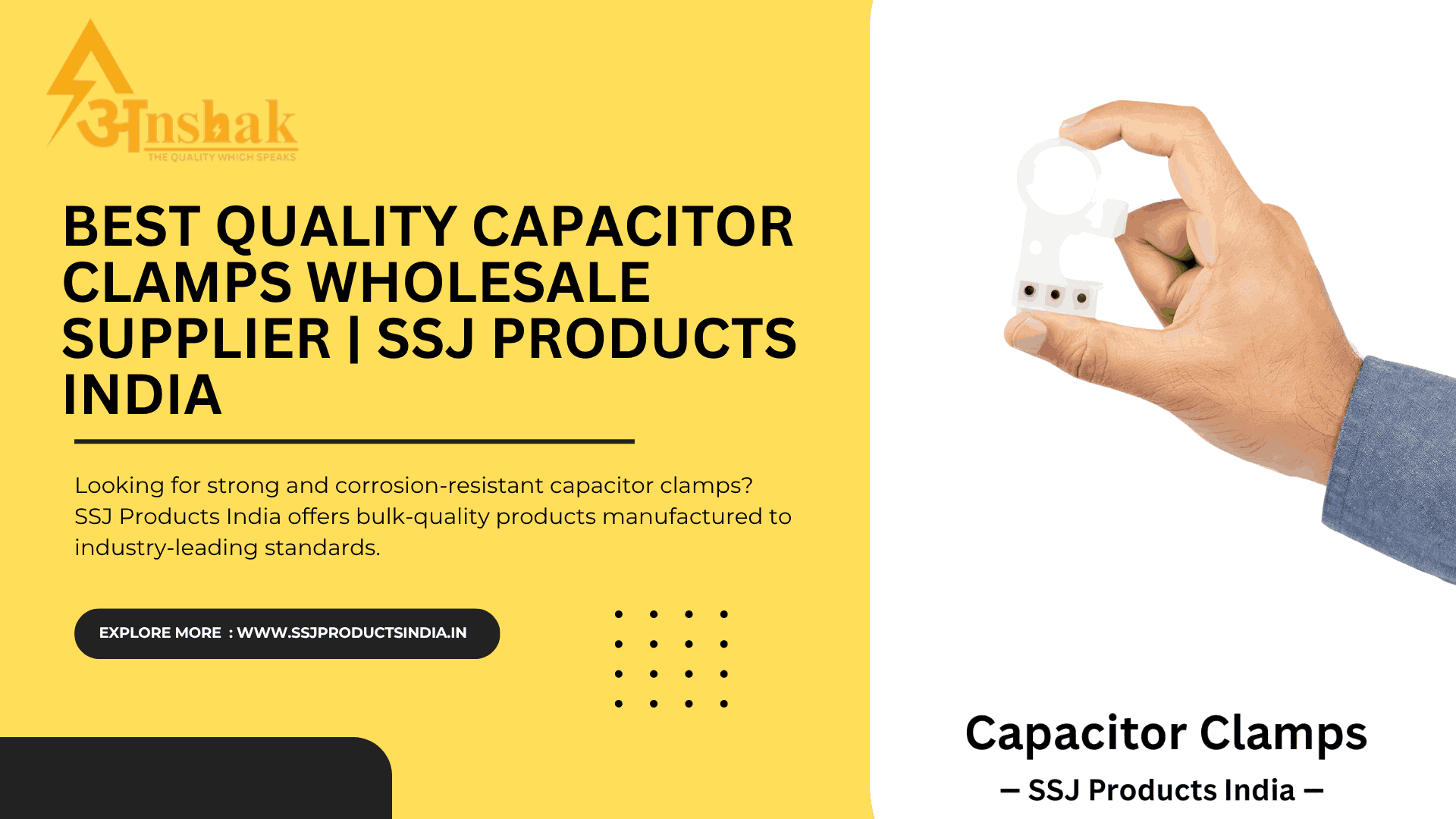 Capacitor Clamps Wholesale Supplier in India