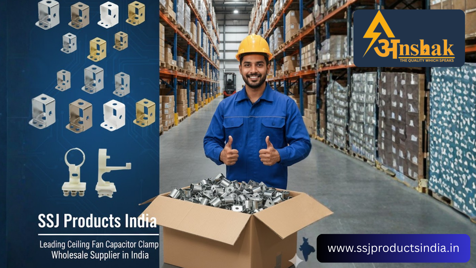 Ceiling Fan Capacitor Clamp Wholesale Supplier